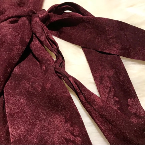 NWT The Row Channa Floral Satin Wrap Top - Picture 6 of 8